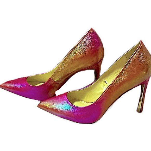 Jessica Simpson Rexha Rainbow Multi Metallic Ombre Dress Pumps, Women’s Size 6 - Picture 8 of 16